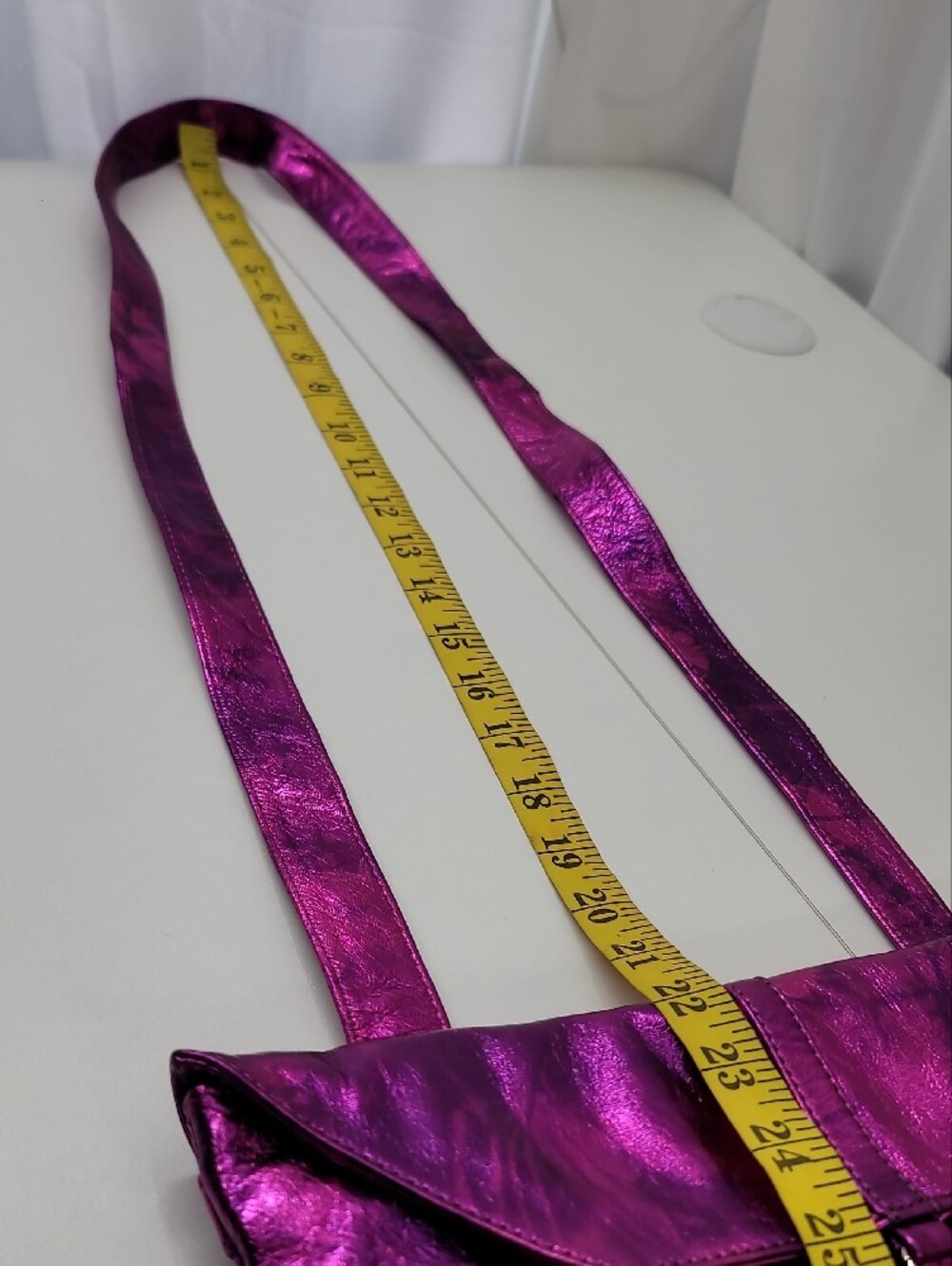Latico Nwt Metallic Purple Dual Crossbody/Backpack/Shoulder Tote Bag - Picture 6 of 7